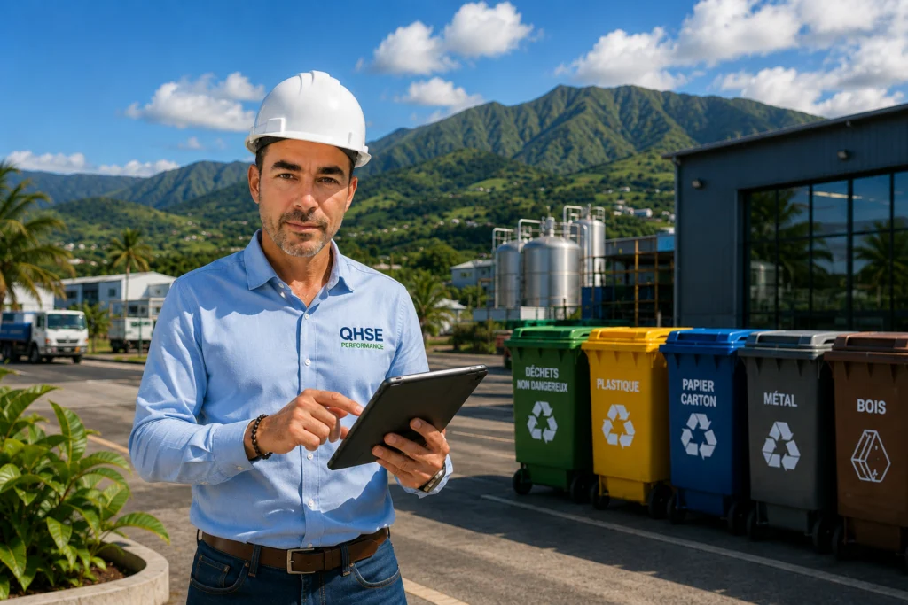 image de david en audit sur site industriel
