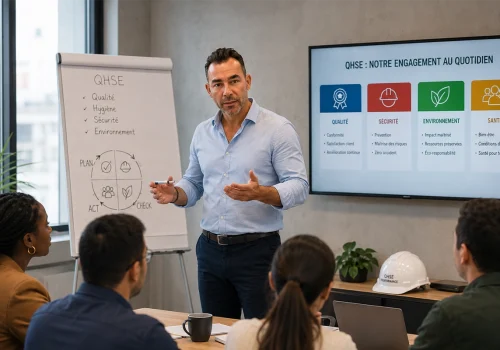 Image de David en formation QHSE