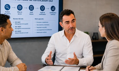Image de David, en accompagnement certification ISO avec client