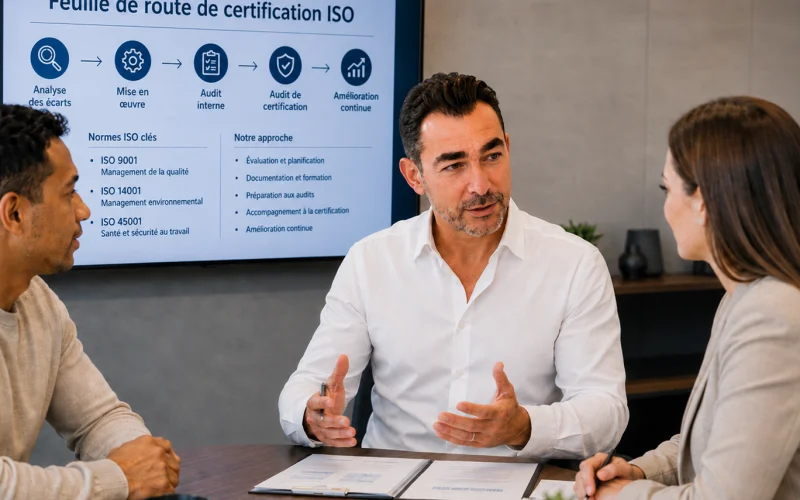 Image de David, en accompagnement certification ISO avec client
